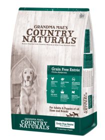 Grandma Mae's Country Naturals Grain Free LID Dry Dog Food Chicken & Pork 14lb