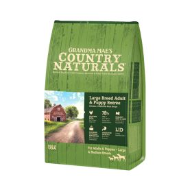 Grandma Mae's Country Naturals Large Breed Adult & Puppy EntrÃ©e Dry Dog Food Chicken & Rice 18ea/14 oz