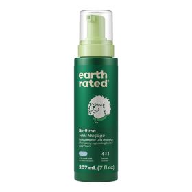 EARTH RATED DOG SHAMPOO NO RINSE 7OZ