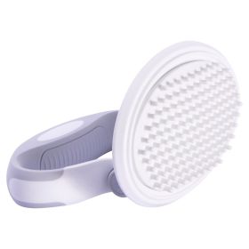 Pet Life 'Gyrater' Swivel Travel Silicone Massage Grooming Dog & Cat Brush