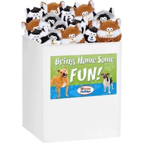 Zanies Funny Furry Fatty Qtr Pallet Display 48 Pc