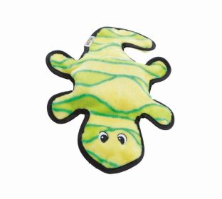 Outward Hound Invincibles Dog Toy Gecko 2 Squeakers Medium