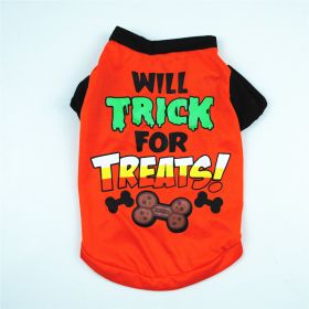 Breathable cool cotton vest for dogs in summer (Option: Orange-XS)