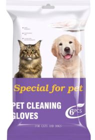 PET Cleaning  Deodorizing Bathing Wipes ForDogs And Cats, Nourish Fur Coconut OilGrooming Wipes For Dogs, Pet Cleaning GlovesWipes For Daily Care And (Option: 4PCS)