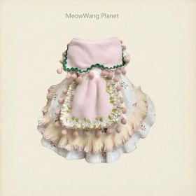 Dog Cat Clothes Pet Apparel Handcrafted Double Layer Princess Dress For Small Dogs Cats All Season Luxury Pet Apparel Custom Made Elegance Comfort Lux (Option: Xl)