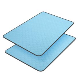 Washable Dog Urine Pad, Waterproof Toilet Training Mat For Dogs, 89.5 X 59.2 Cm - 34.5 In X 23 In, Washable Urine Pad Non-Slip Diaper Pad, For Puppies (Color: Blue)
